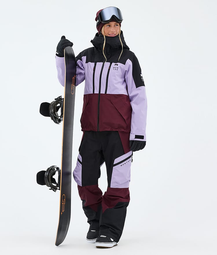 Montec Dozer W Snowboardbyxa Dam Faded Violet/Black/Burgundy, Image 2 of 7