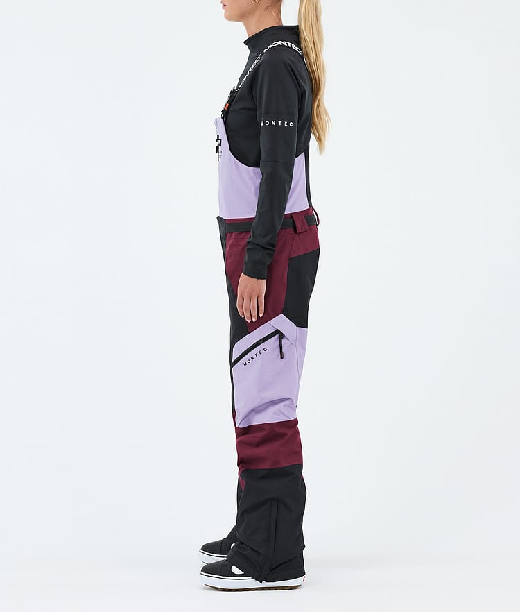Montec Dozer W Snowboardbyxa Dam Faded Violet/Black/Burgundy, Image 3 of 7