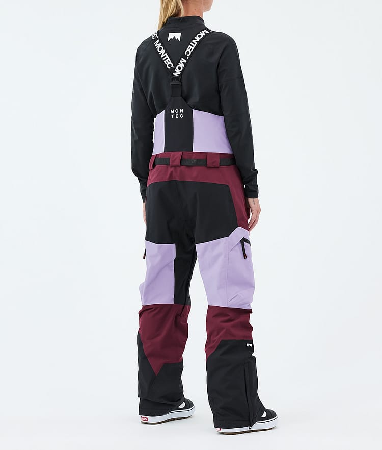 Montec Dozer W Snowboardbyxa Dam Faded Violet/Black/Burgundy, Image 4 of 7