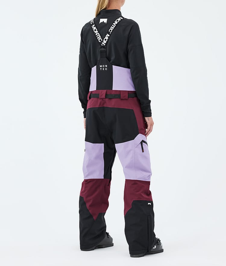 Montec Dozer W Skidbyxa Dam Faded Violet/Black/Burgundy, Image 4 of 7