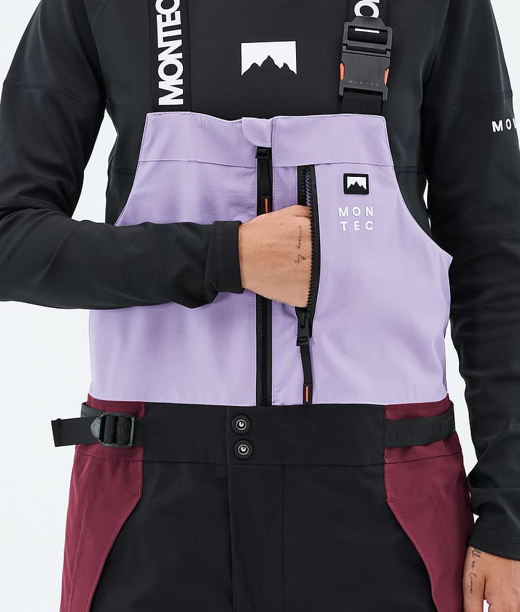 Montec Dozer W Skidbyxa Dam Faded Violet/Black/Burgundy, Image 6 of 7