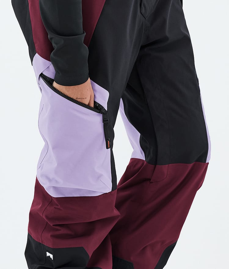 Montec Dozer W Skidbyxa Dam Faded Violet/Black/Burgundy, Image 7 of 7