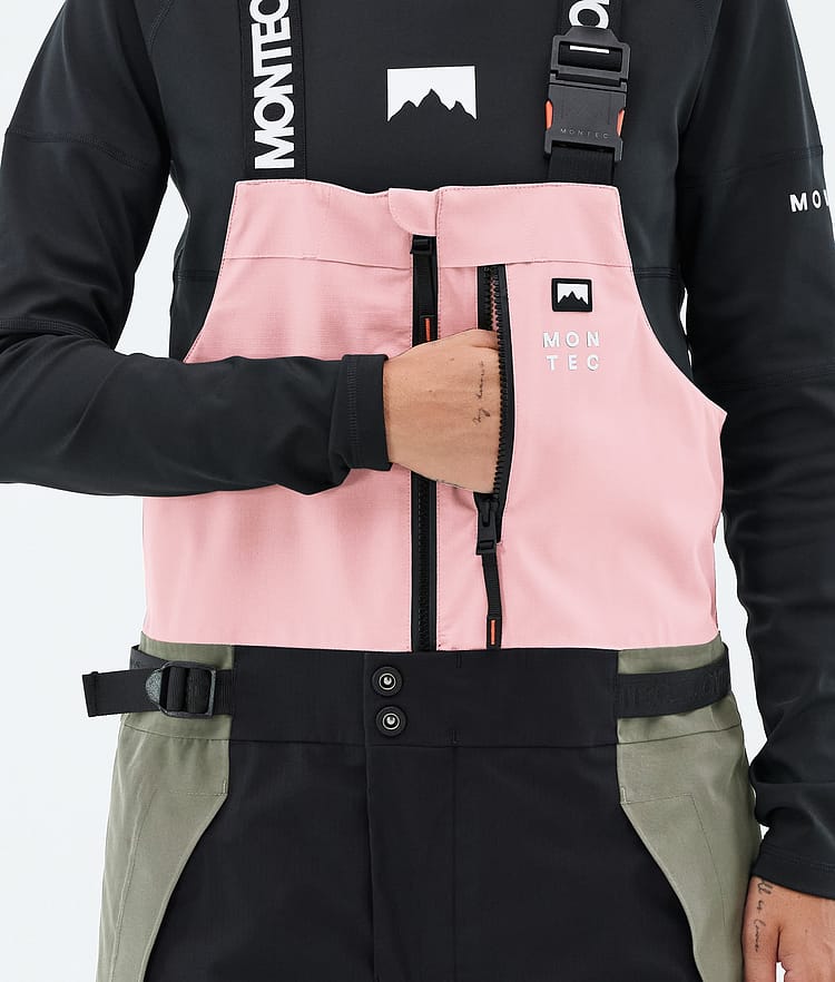 Montec Dozer W Snowboardbyxa Dam Soft Pink/Greenish/Black, Image 6 of 7