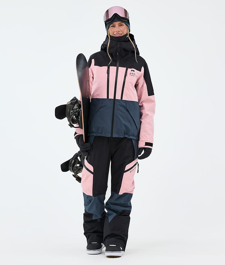 Montec Dozer W Snowboardbyxa Dam Soft Pink/Black/Metal Blue, Image 2 of 7