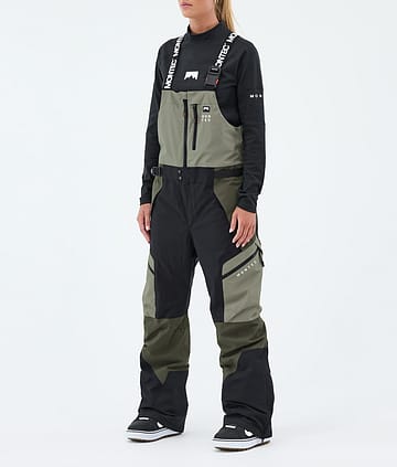 Montec Dozer W Snowboardbyxa Greenish/Black/Olive Green