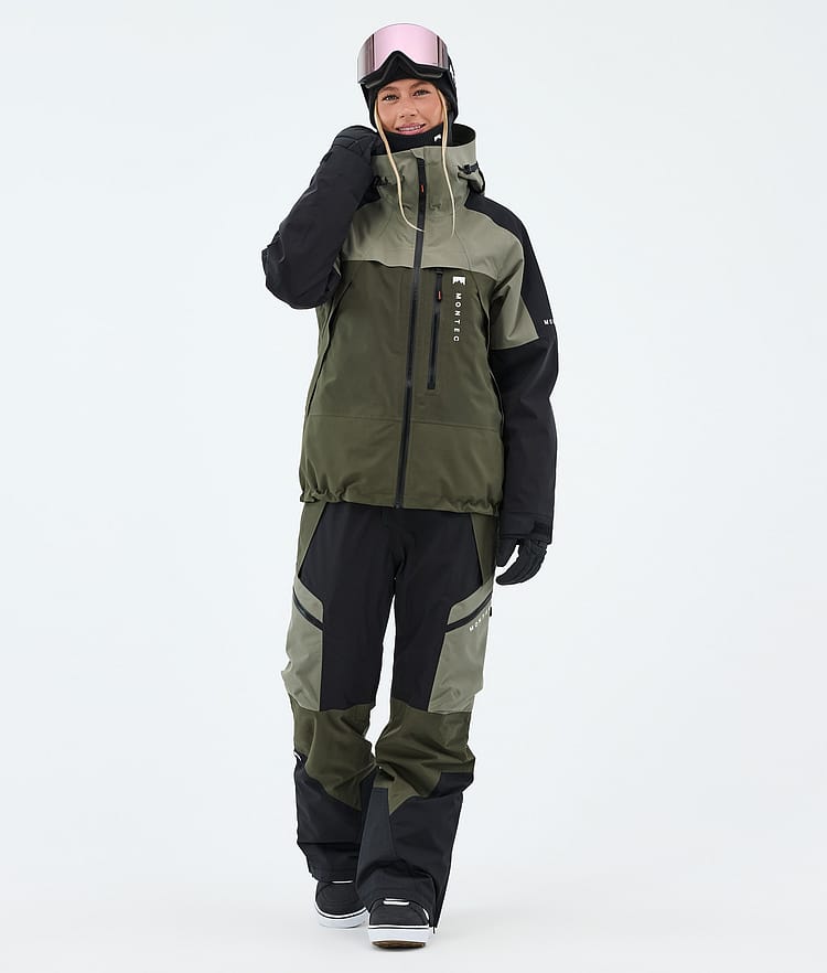 Montec Dozer W Snowboardbyxa Dam Greenish/Black/Olive Green, Image 2 of 7
