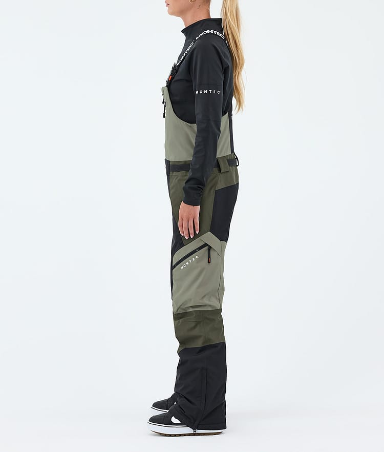 Montec Dozer W Snowboardbyxa Dam Greenish/Black/Olive Green, Image 3 of 7