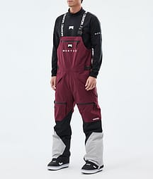 Montec Arch Snowboardbyxa Herr Burgundy/Black/Light Grey