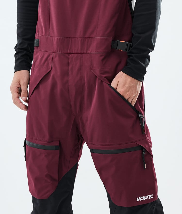 Montec Arch Snowboardbyxa Herr Burgundy/Black/Light Grey, Image 4 of 6