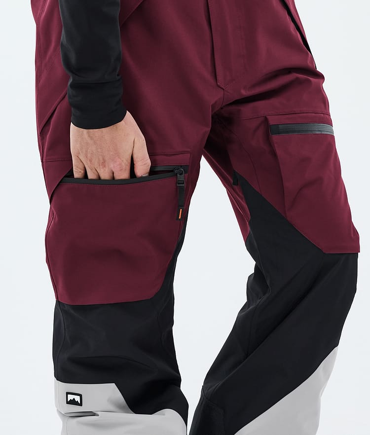 Montec Arch Snowboardbyxa Herr Burgundy/Black/Light Grey, Image 6 of 6