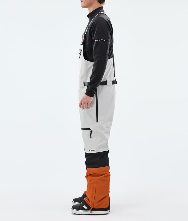 Montec Arch Snowboardbyxa Herr Light Grey/Black/Burned Orange, Image 2 of 6