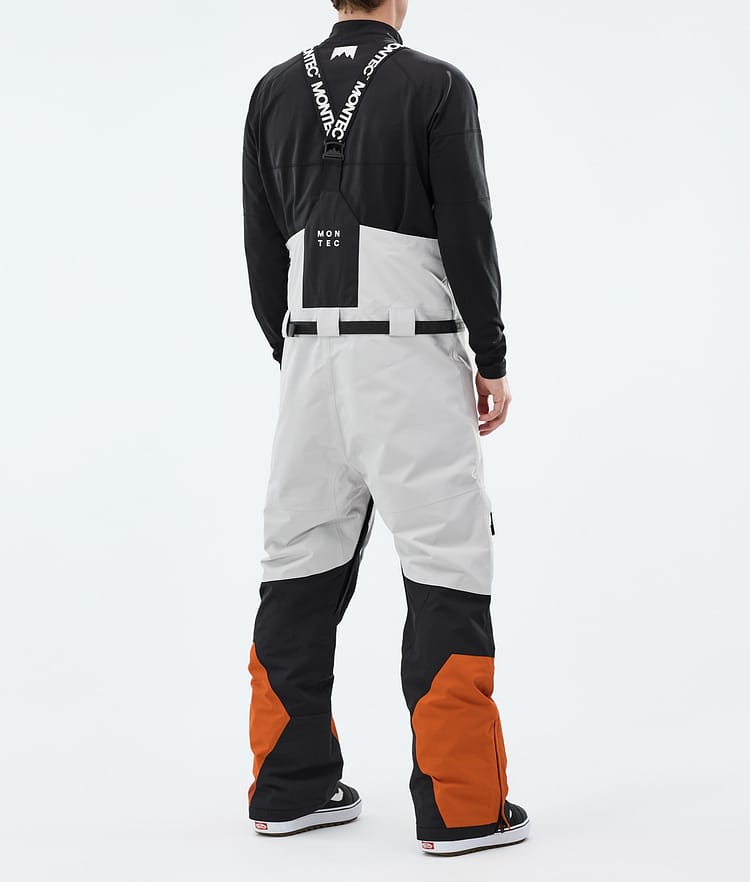Montec Arch Snowboardbyxa Herr Light Grey/Black/Burned Orange, Image 3 of 6