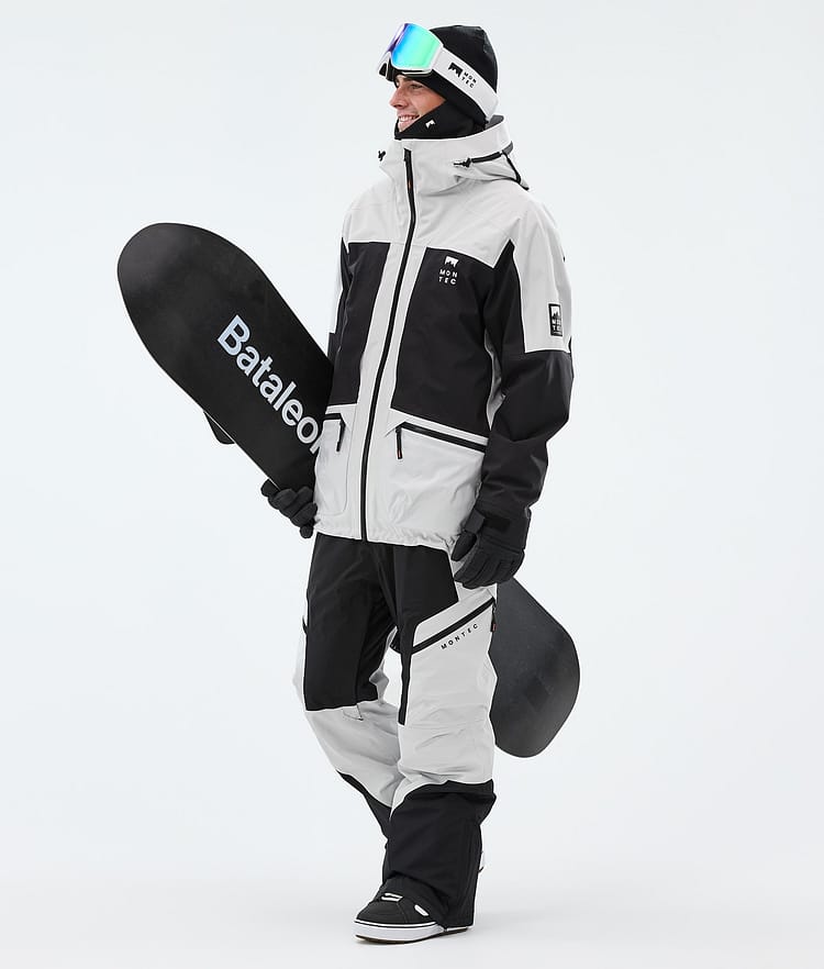 Montec Morpheus Snowboardjacka Herr Light Grey/Black, Bild 2 av 9