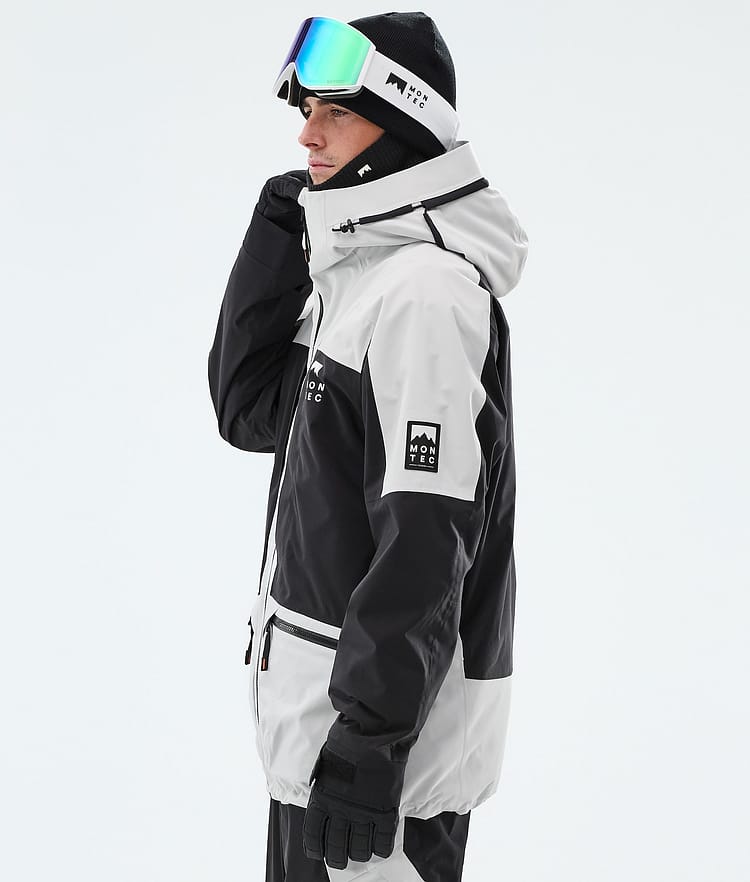 Montec Morpheus Snowboardjacka Herr Light Grey/Black, Bild 5 av 9