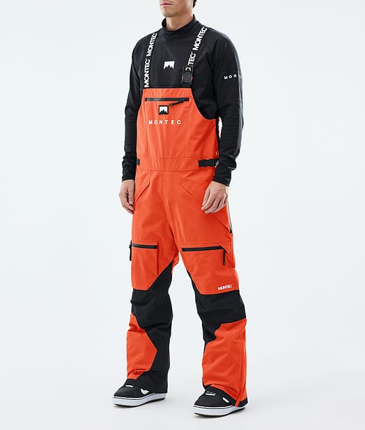Montec Arch Snowboardbyxa Man Orange/Black