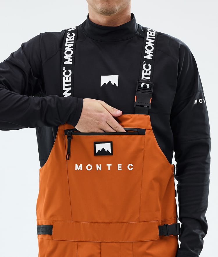 Montec Arch Snowboardbyxa Herr Burned Orange/Black, Bild 5 av 6