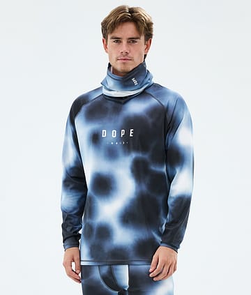 Dope Snuggle Underställströja MMIX Dark Blue Tiedye