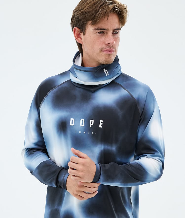 Dope Snuggle Underställströja Herr MMIX Dark Blue Tiedye, Image 2 of 7