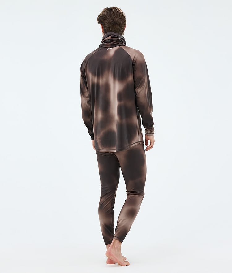 Dope Snuggle Underställströja Herr MMIX Brown Tiedye, Image 4 of 7