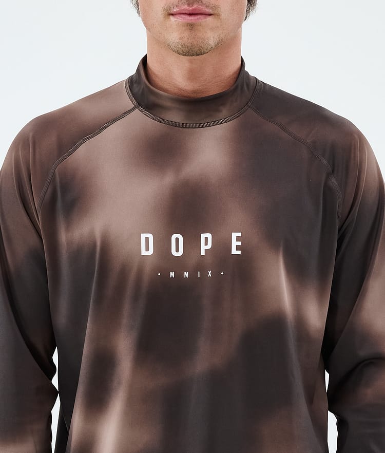 Dope Snuggle Underställströja Herr MMIX Brown Tiedye, Image 6 of 7