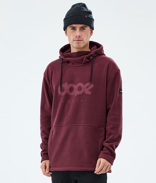 Dope Cozy II Fleecehood Man Burgundy