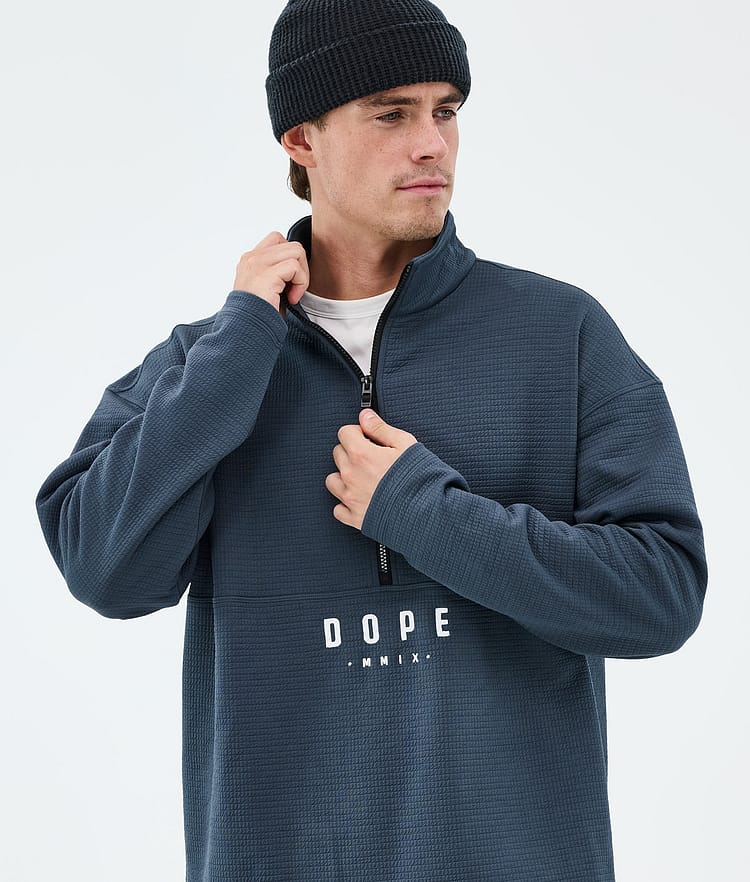 Dope Comfee Mellanlagströja Herr Metal Blue, Image 2 of 5