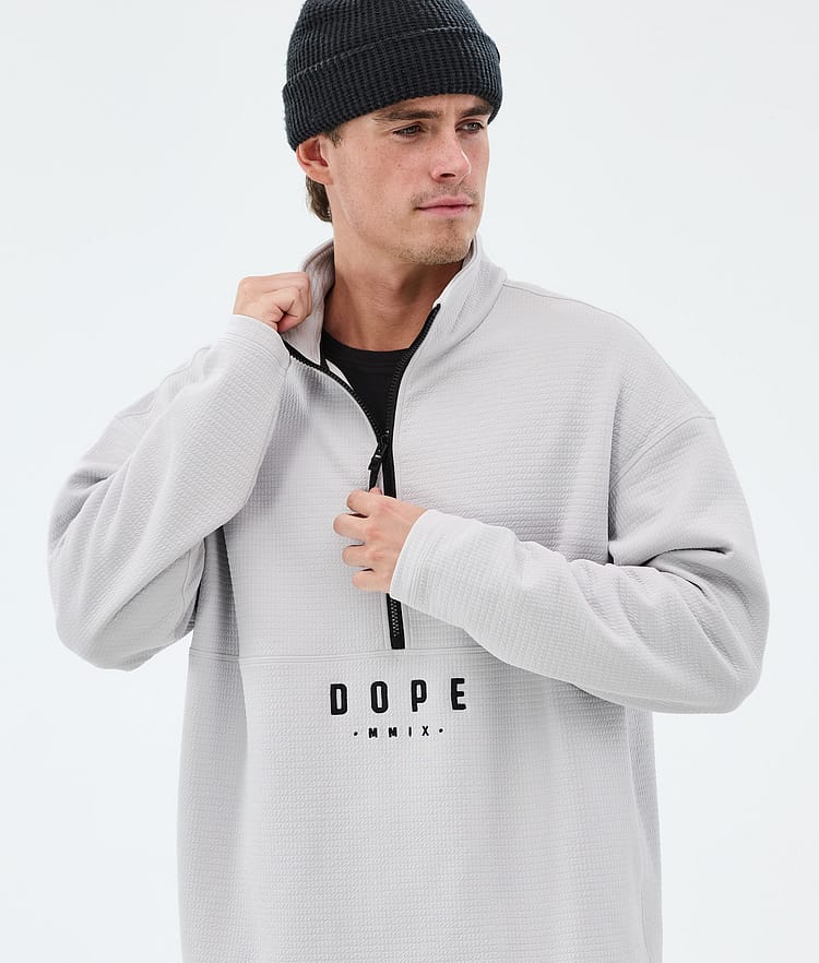Dope Comfee Mellanlagströja Herr Light Grey, Image 2 of 5