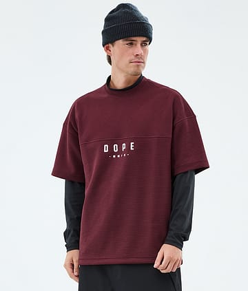 Dope Forge Mellanlager T-shirt Burgundy