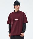 Dope Forge Mellanlager T-shirt Herr Burgundy