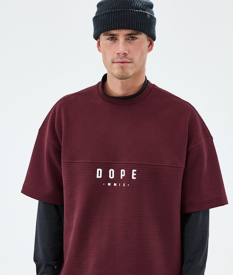 Dope Forge Mellanlager T-shirt Herr Burgundy, Image 3 of 6