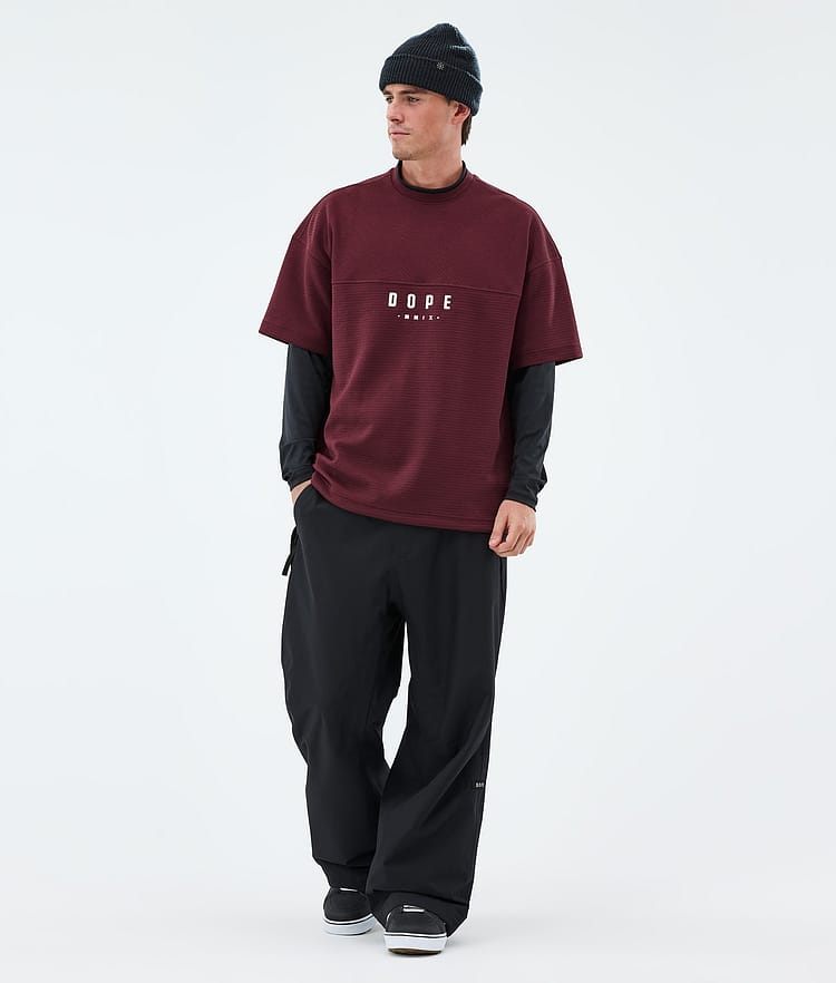 Dope Forge Mellanlager T-shirt Herr Burgundy, Image 4 of 6