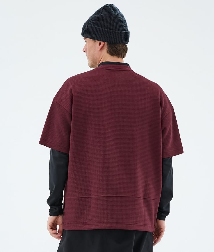 Dope Forge Mellanlager T-shirt Herr Burgundy, Image 6 of 6