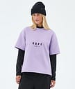 Dope Forge W Mellanlager T-shirt Dam Faded Violet
