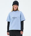Dope Forge W Mellanlager T-shirt Dam Light Blue