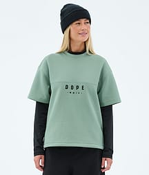 Dope Forge W Mellanlager T-shirt Dam Faded Green