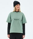 Dope Forge W Mellanlager T-shirt Dam Faded Green