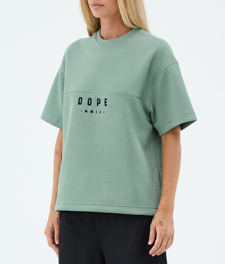 Dope Forge W Mellanlager T-shirt Dam Faded Green, Image 2 of 6