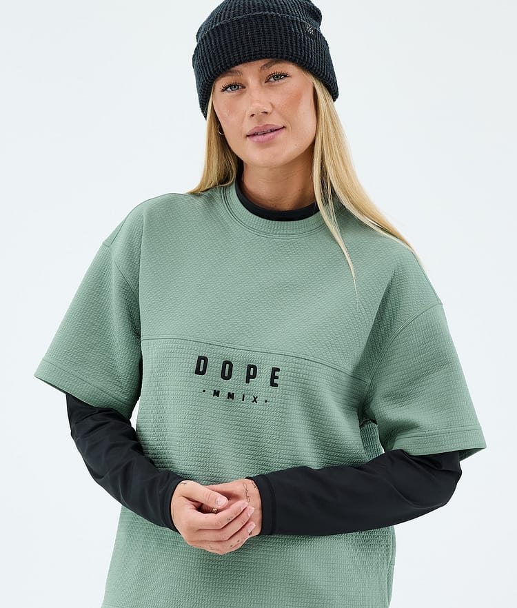 Dope Forge W Mellanlager T-shirt Dam Faded Green, Image 3 of 6
