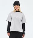 Dope Forge W Mellanlager T-shirt Dam MID Light Grey