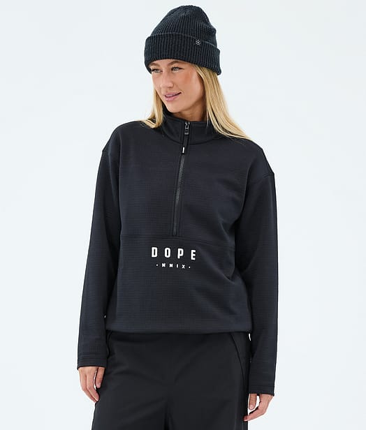 Dope Comfee W Mellanlagströja Kvinna Black