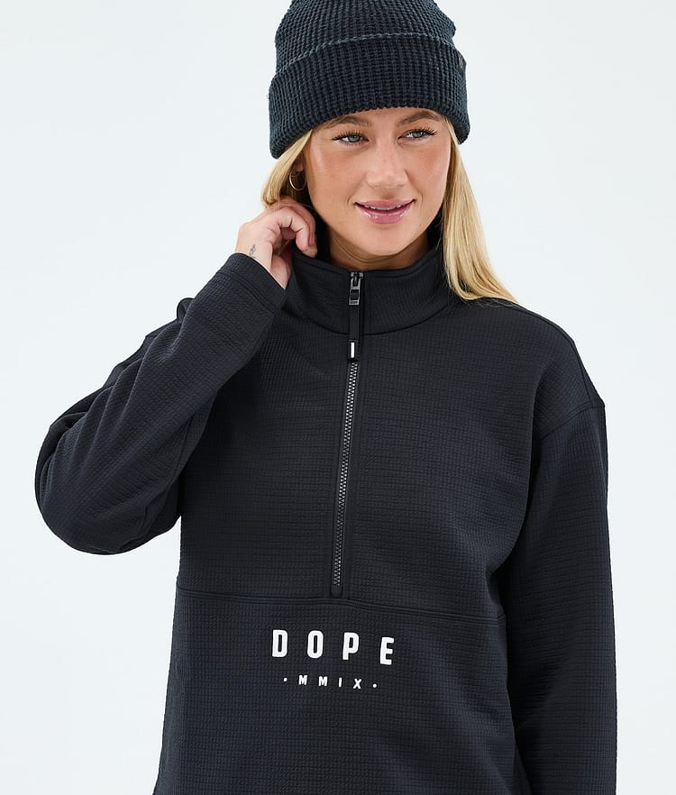 Dope Comfee W Mellanlagströja Dam Black, Image 2 of 5