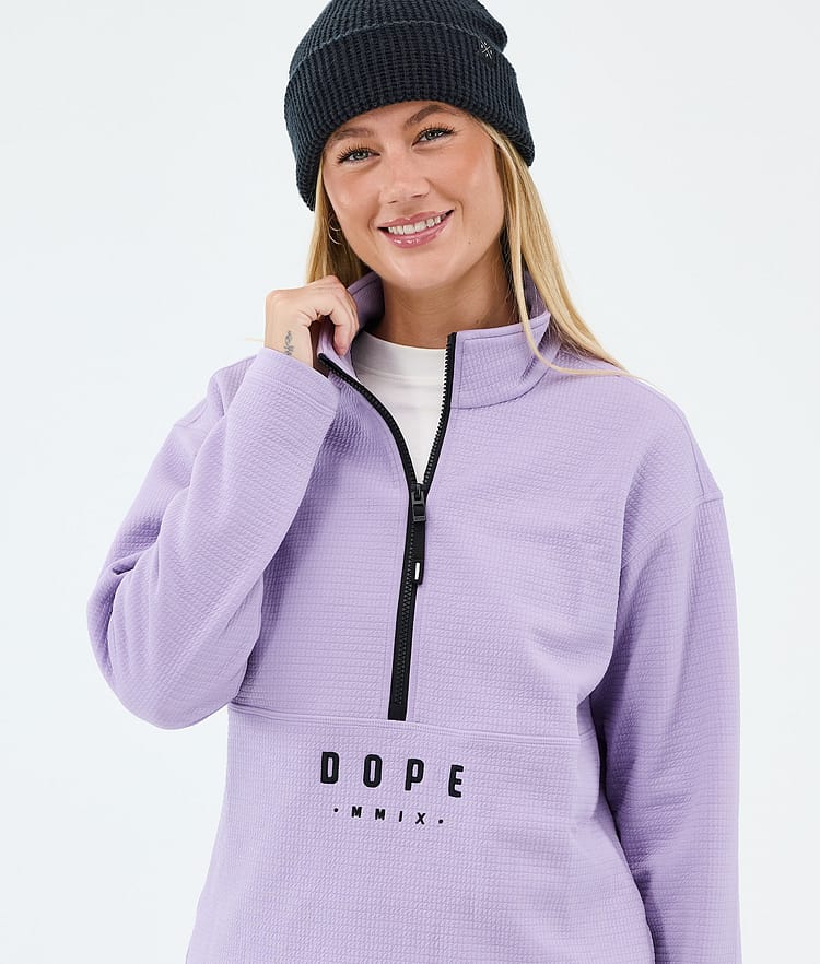 Dope Comfee W Mellanlagströja Dam Faded Violet, Image 2 of 5