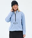 Dope Comfee W Mellanlagströja Dam Light Blue