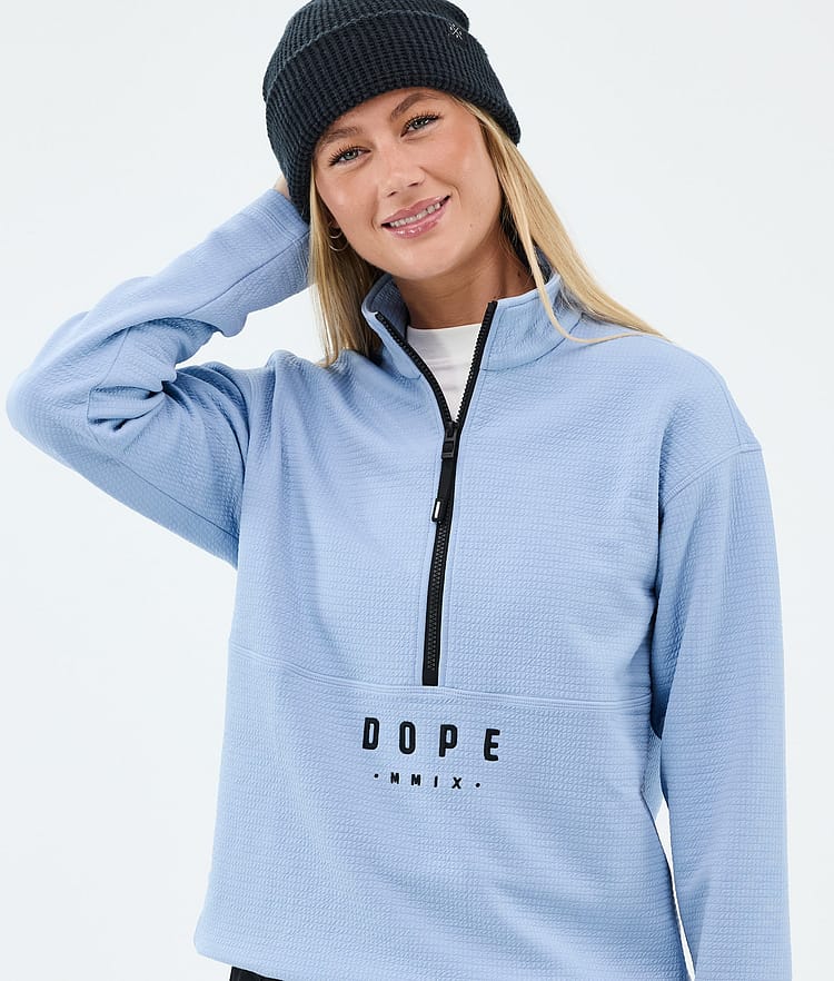Dope Comfee W Mellanlagströja Dam Light Blue, Image 2 of 5