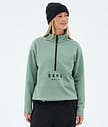 Dope Comfee W Mellanlagströja Dam Faded Green