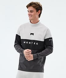 Montec Alpha Underställströja Herr Light Grey/Black/Phantom