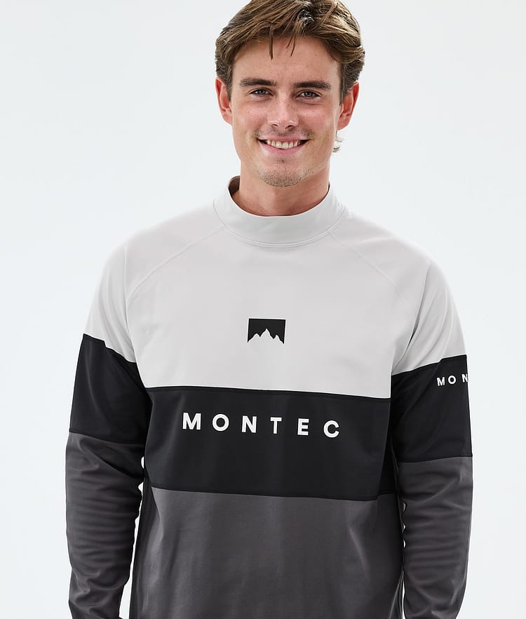 Montec Alpha Underställströja Herr Light Grey/Black/Phantom, Image 2 of 5