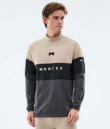 Montec Alpha Underställströja Herr Sand/Black/Phantom