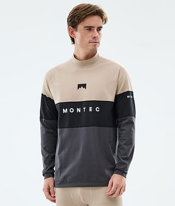 Montec Alpha Underställströja Sand/Black/Phantom