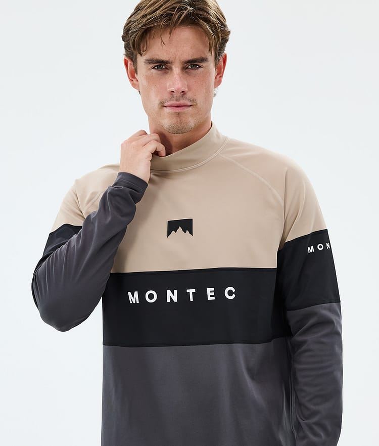 Montec Alpha Underställströja Herr Sand/Black/Phantom, Image 2 of 5